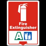 Fire Extinguisher A Sign